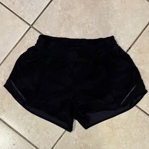 Lululemon Women’s Black Athletic Shorts - Lightweight Running Shorts